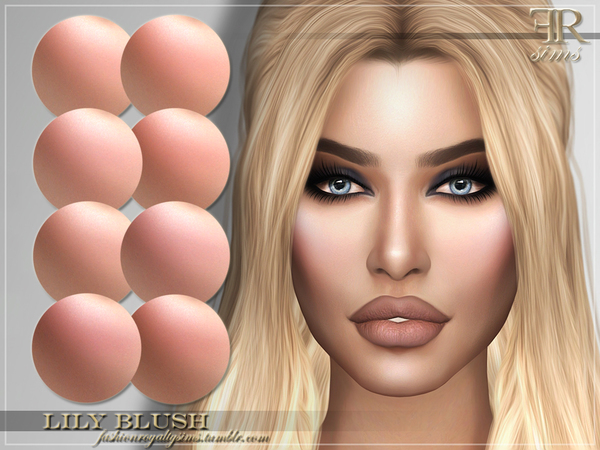FRS Lily Blush by FashionRoyaltySims at TSR » Sims 4 Updates