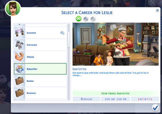 PartTime Babysitter Career at Sims_Lover » Sims 4 Updates