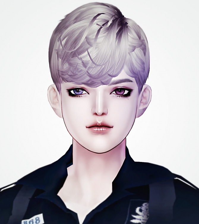 Simjo 40 Persona hair at Kim Simjo » Sims 4 Updates
