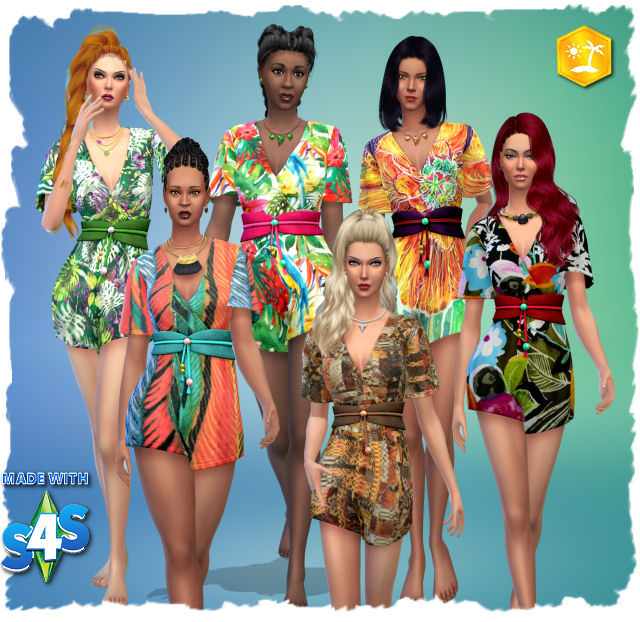 Sims 4 Island Clothes CC