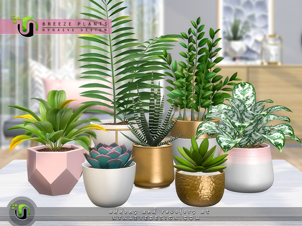 Breeze Plants by NynaeveDesign at TSR » Sims 4 Updates