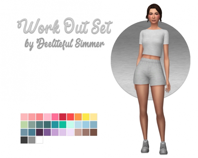 Workout Set at Deeliteful Simmer » Sims 4 Updates