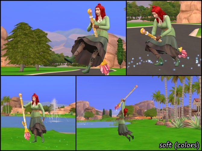 Broom Replacement for Realm of Magic by Lulu The Cute Sim at Mod The Sims » Sims 4 Updates