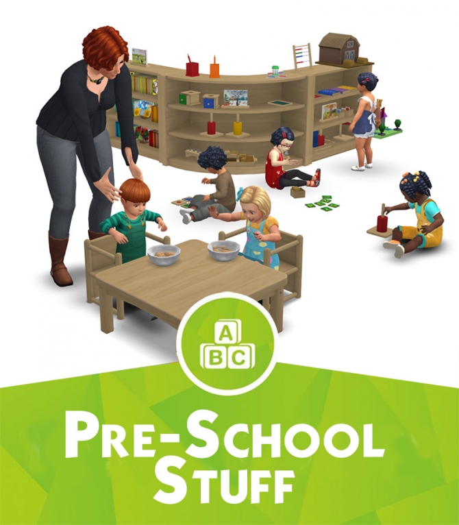 PreSchool Stuff Activities for toddlers at Around the Sims 4 » Sims 4 Updates