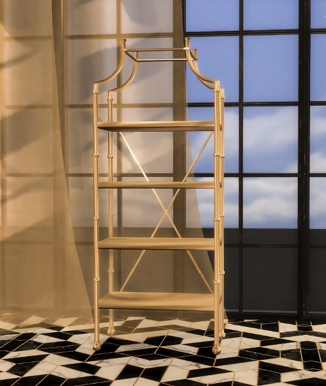 Sims 4 Bookcase Door CC