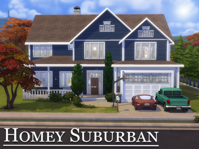 Homey Suburban by vmr394 at TSR » Sims 4 Updates