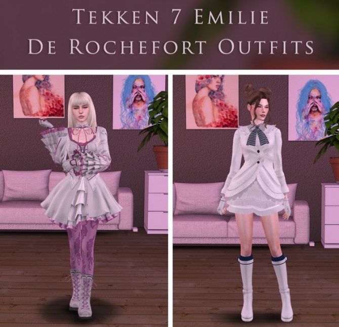 Tekken 7 Emilie De Rochefort Set at Astya96 » Sims 4 Updates