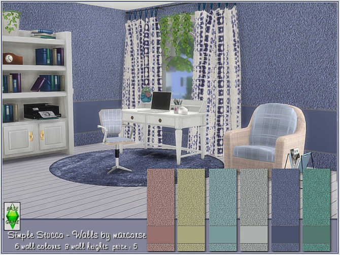 Sims 4 Stucco Walls