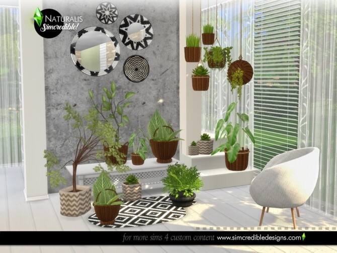 Naturalis Plants by SIMcredible at TSR » Sims 4 Updates