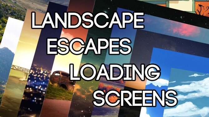 Landscape Escapes Loading Screens by xSwitchback at Mod The Sims » Sims
