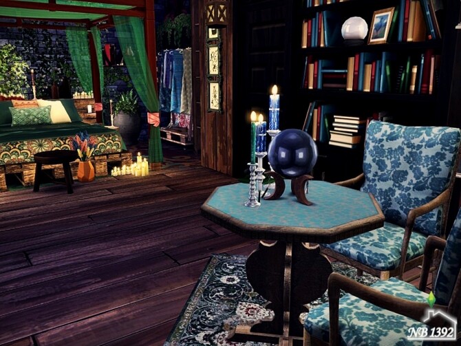 Witch's Bedroom by nobody1392 at TSR » Sims 4 Updates