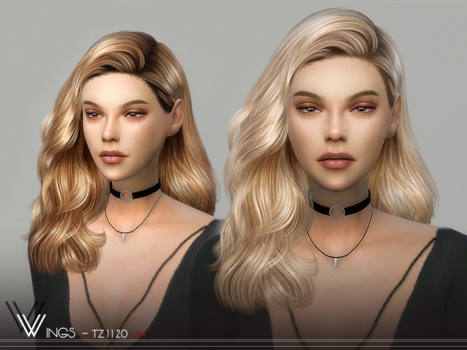 WINGSTZ1120 hair by wingssims at TSR » Sims 4 Updates