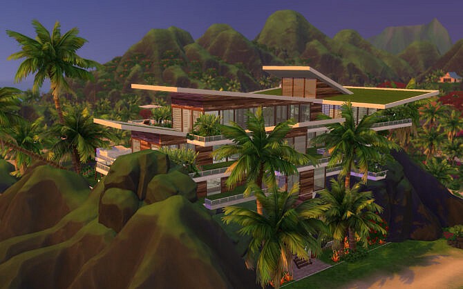 Sulani Cliff House by alexiasi at MTS » Sims 4 Updates