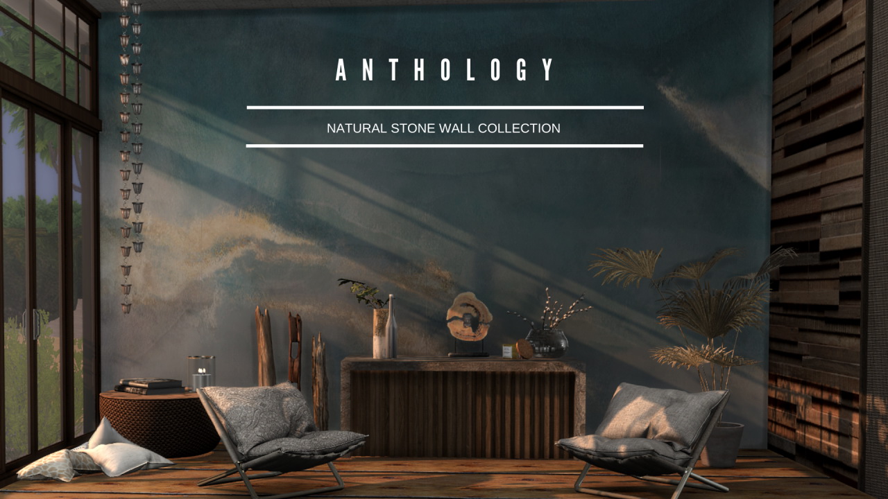 Anthology wall murals at Tilly Tiger » Sims 4 Updates