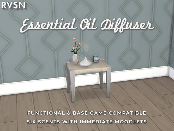 Scent To Be Oil Diffuser Mod by RAVASHEEN at TSR » Sims 4 Updates