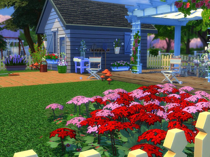 Up The Garden Path Garden Set by seimar8 at TSR » Sims 4 Updates