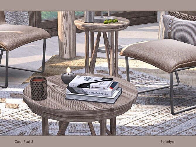 Zoe Furniture Set Part 3 by Soloriya at TSR » Sims 4 Updates