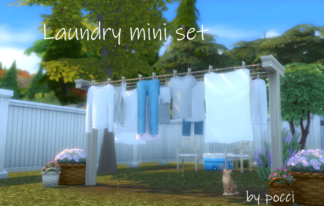 Sims 4 Laundry CC