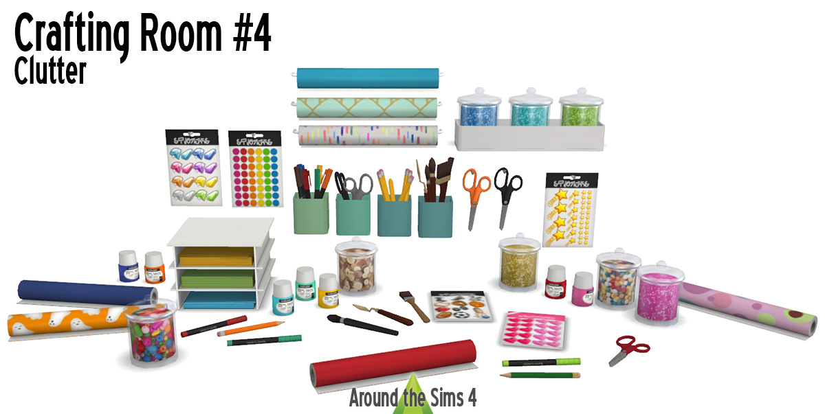 Crafting room 4 Clutter at Around the Sims 4 » Sims 4 Updates