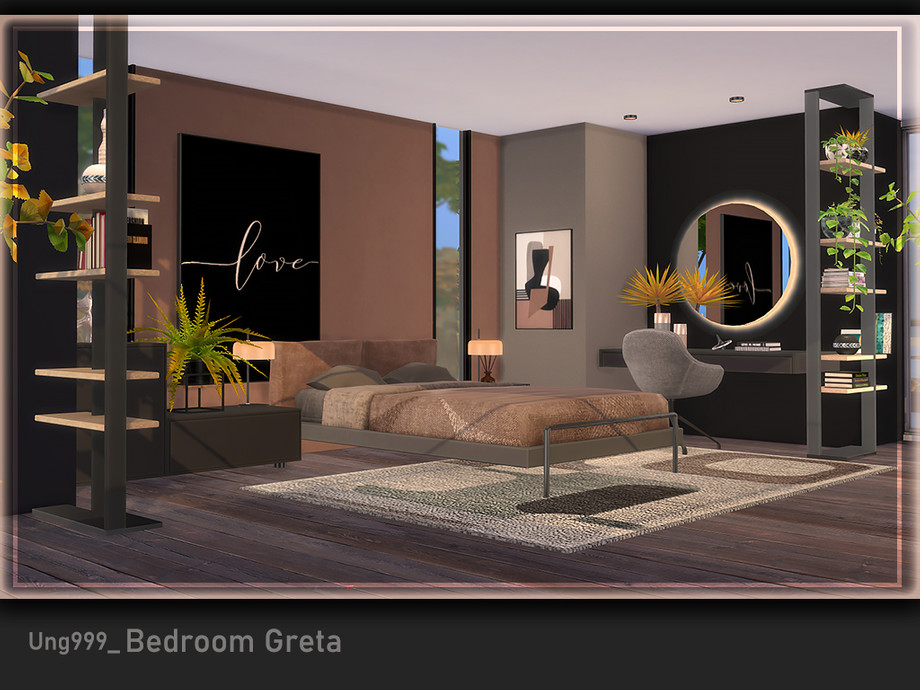 Bedroom Greta by ung999 at TSR » Sims 4 Updates