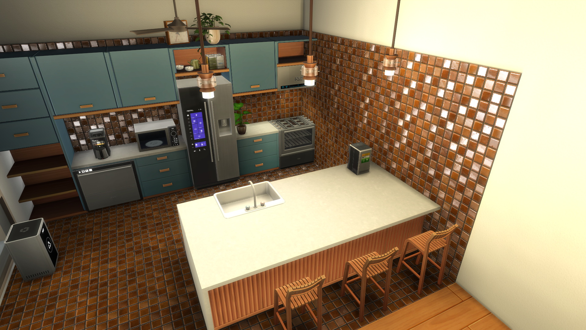Eco Kitchen Custom Stuff Pack by littledica at Mod The Sims 4 » Sims 4