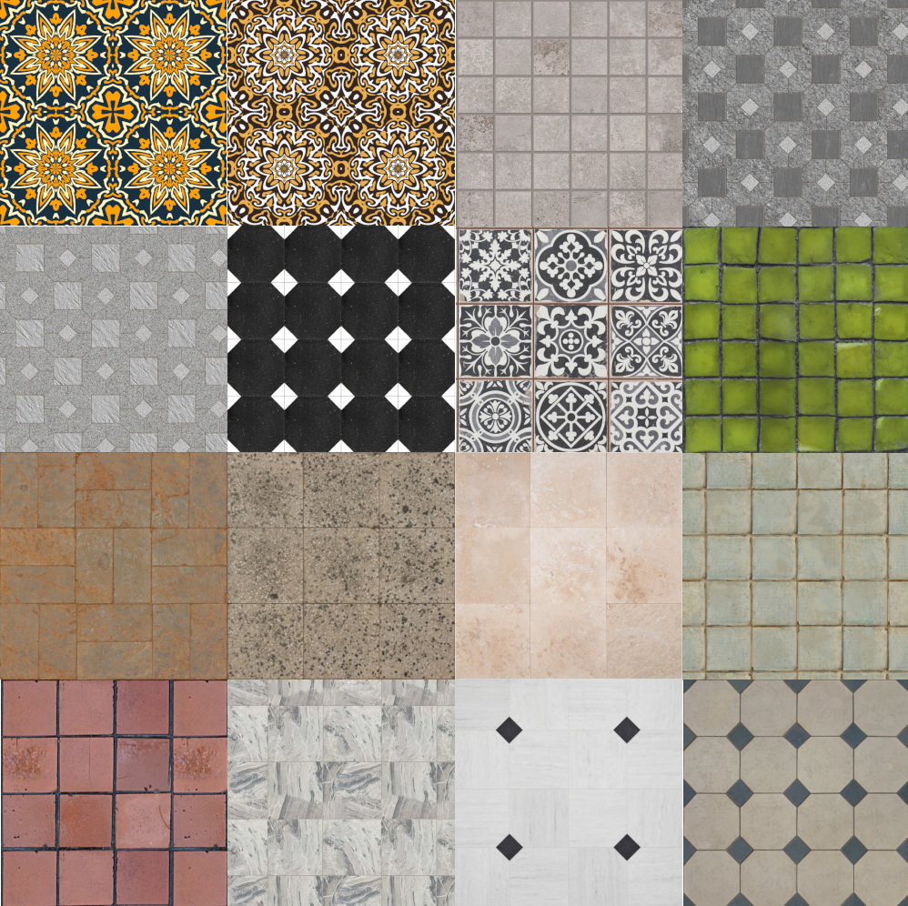 Realistic Floor Tiles at TaTschu`s Sims4CC » Sims 4 Updates