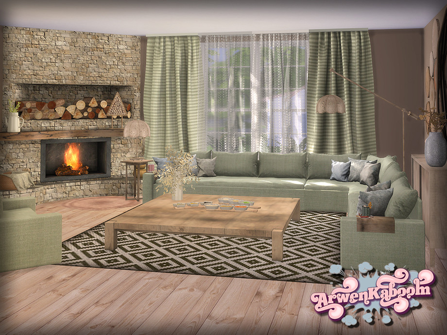 Pure Morning Set 1 Sectional Sofa by ArwenKaboom at TSR » Sims 4 Updates