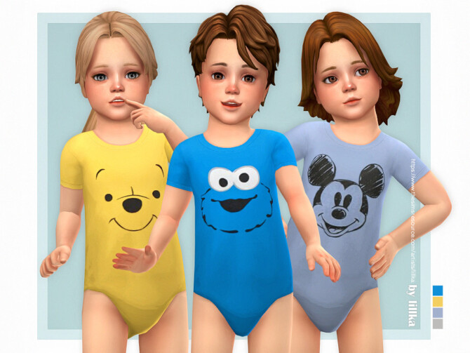 Toddler Onesie 13 by lillka at TSR » Sims 4 Updates