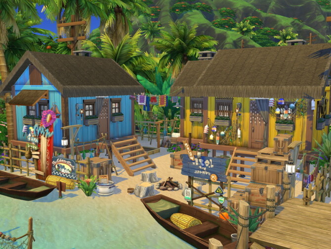 Tropical Fishing Camp by Flubs79 at TSR » Sims 4 Updates