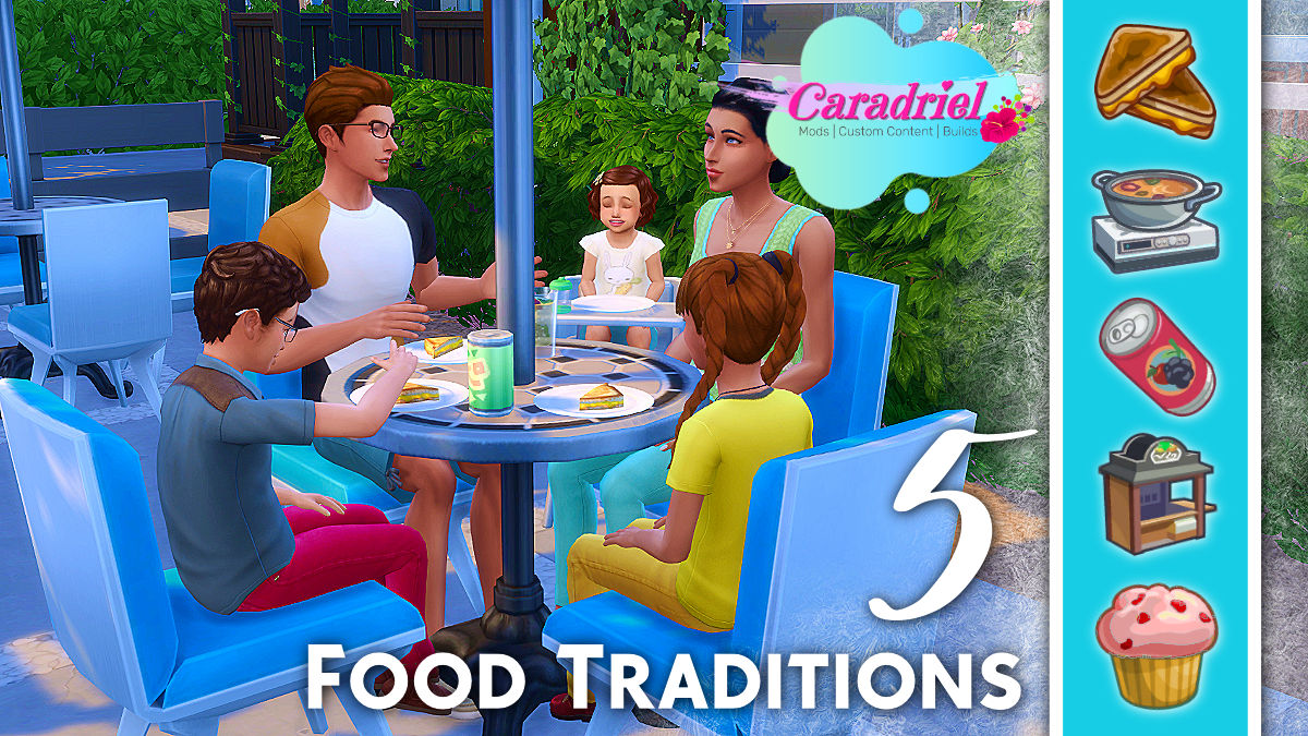 5 Food Holiday Traditions by Caradriel at Mod The Sims 4 » Sims 4 Updates