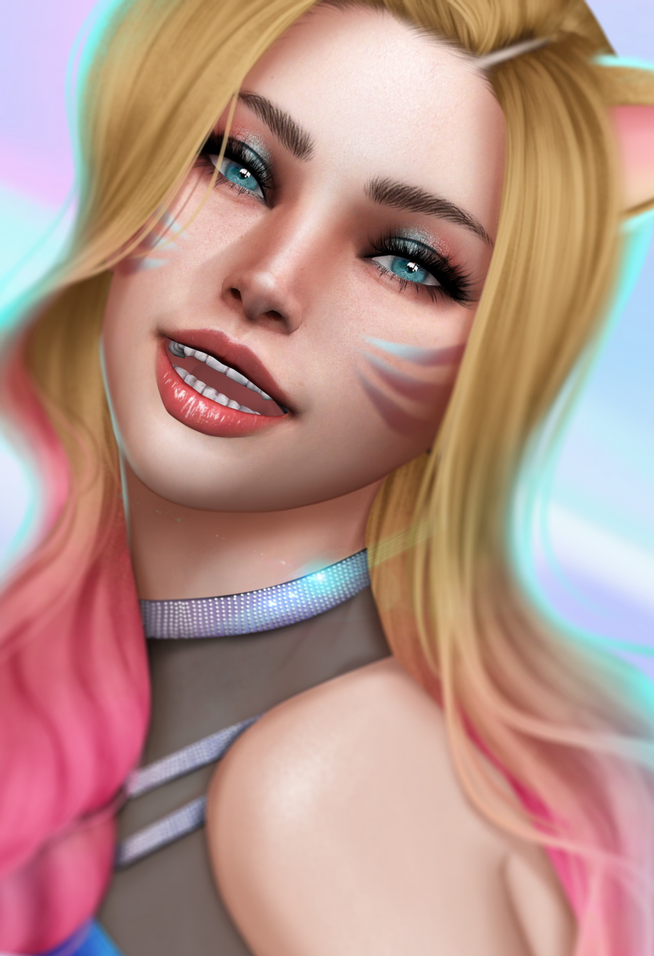 KDA ALL OUT AHRI SET at LEAN » Sims 4 Updates