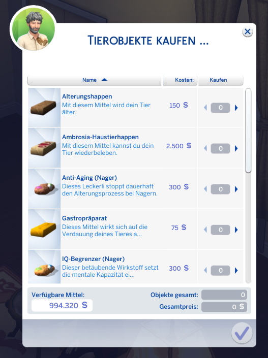 Purchase Pet Items v.1.0 by andiberlin at Mod The Sims 4 » Sims 4 Updates