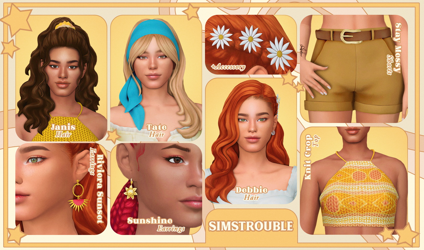 Summer Flow CC pack by Joliebean & SimsTrouble » Sims 4 Updates
