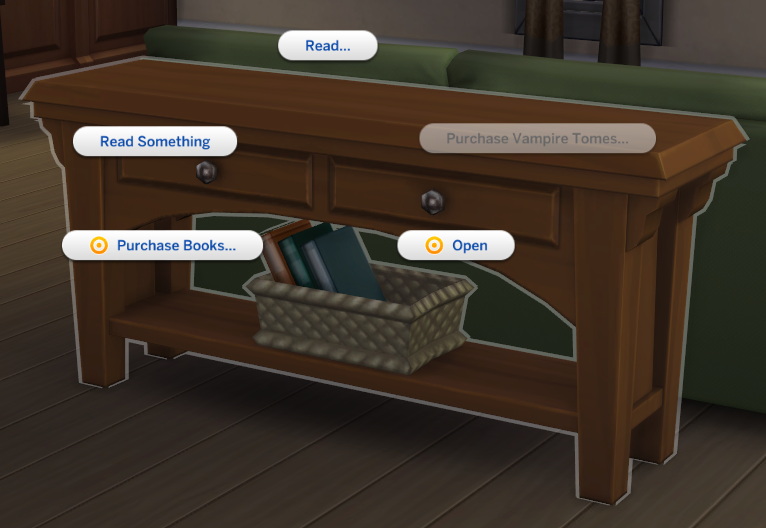 MultiPurpose Furniture Table/Bookshelves by Ilex at Mod The Sims 4