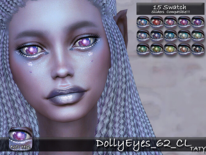 Dolly Eyes 62 CL by tatygagg at TSR » Sims 4 Updates