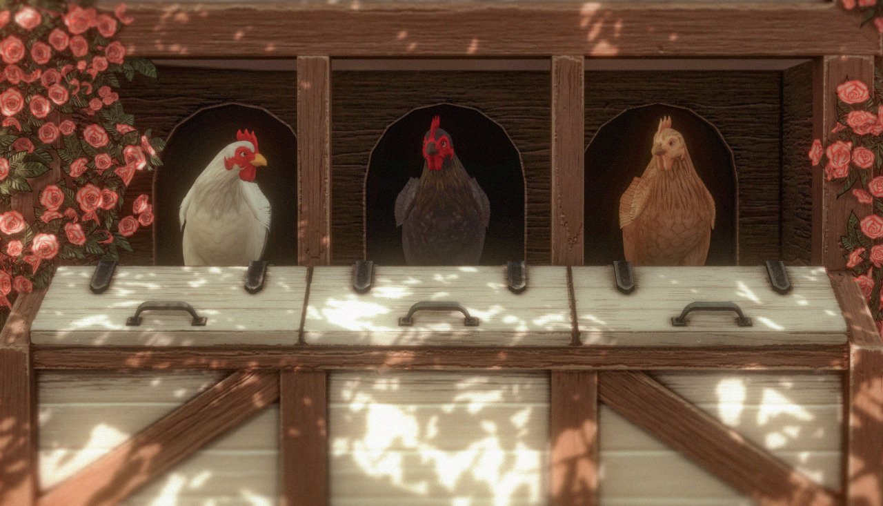 FUNCTIONAL RUSTIC CHICKEN COOP at AggressiveKitty » Sims 4 Updates