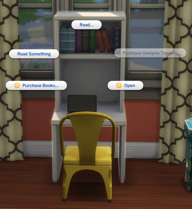 MultiPurpose Furniture Desk/Bookshelves by Ilex at Mod The Sims 4