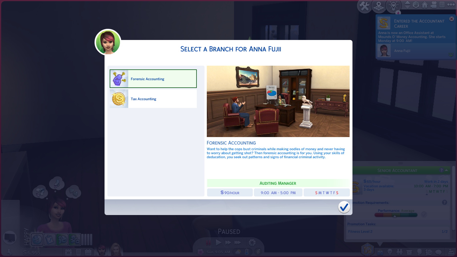 Accountant Career (Branches & Reward Traits) at Mod The Sims 4 » Sims 4