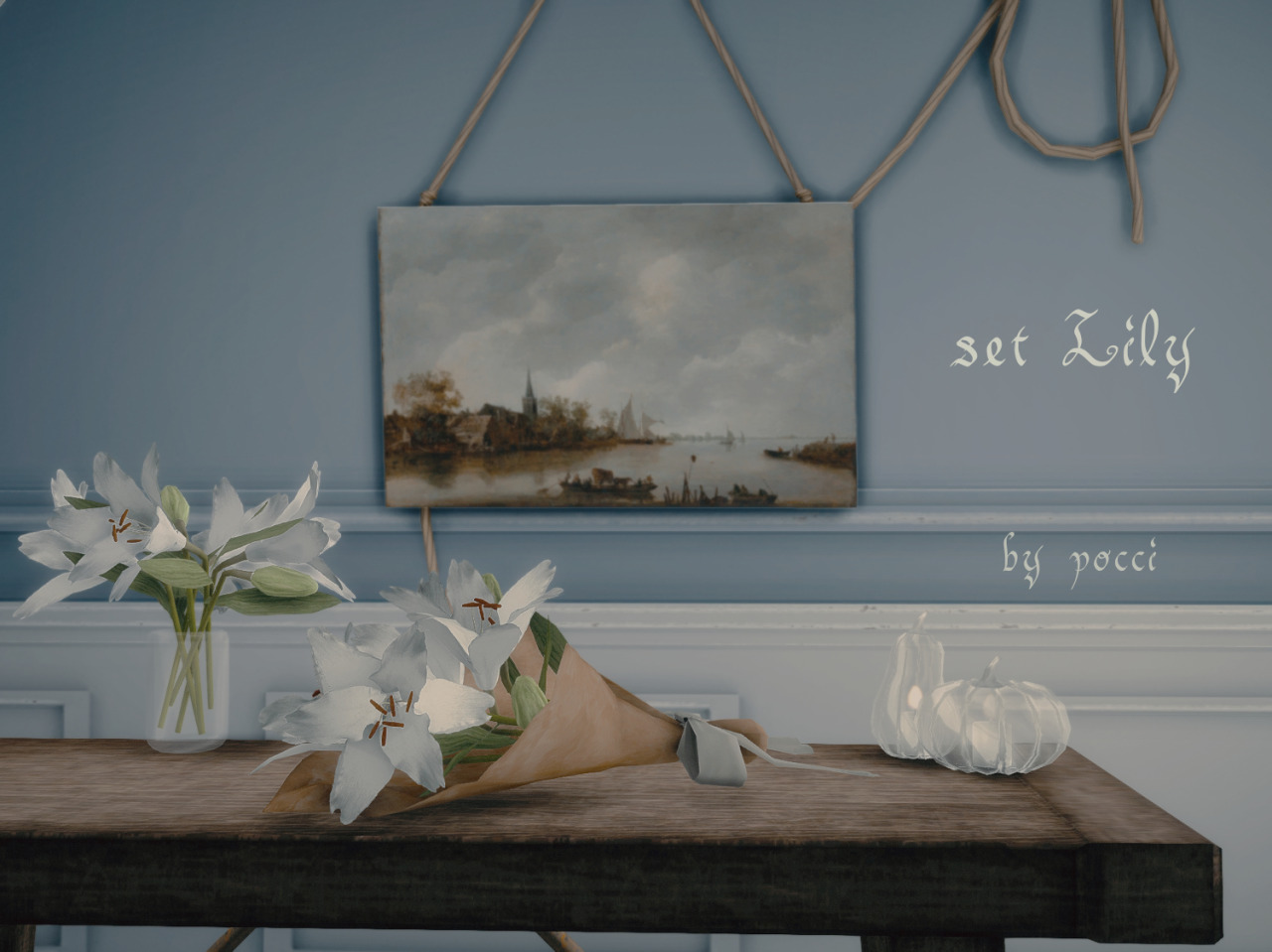 Lily set by Pocci at Garden Breeze Sims 4 » Sims 4 Updates