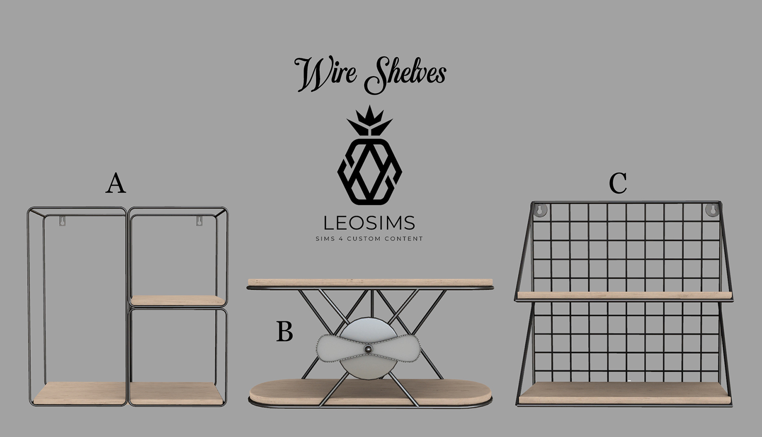 Big shelves collection (P) at Leo Sims » Sims 4 Updates