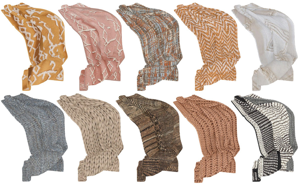 Lovina sofa & throw blanket at Riekus13 » Sims 4 Updates