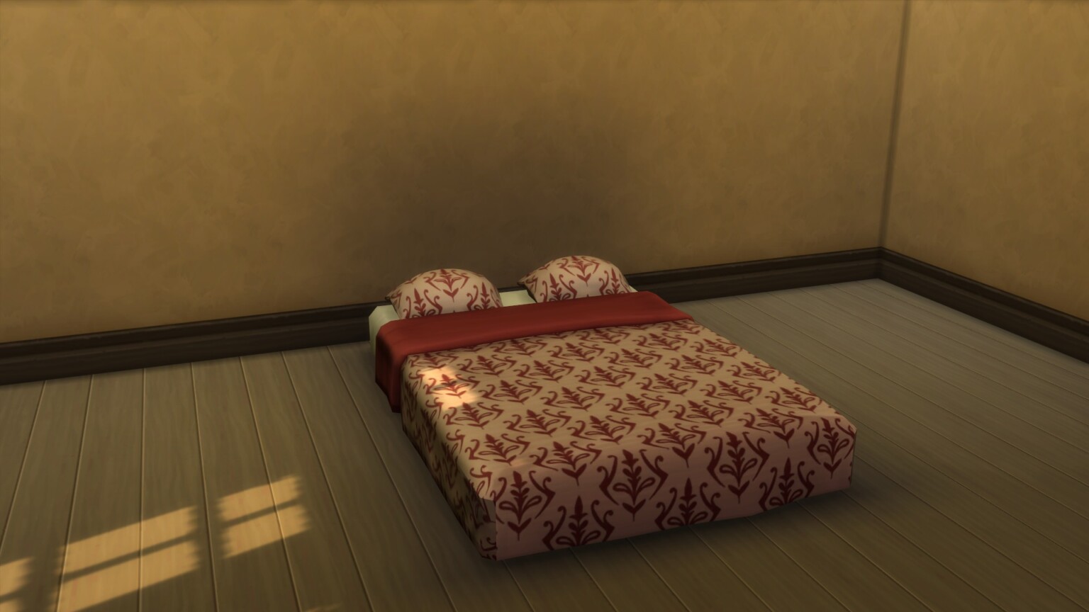 Functional floor bed by windyfricke at Mod The Sims 4 » Sims 4 Updates