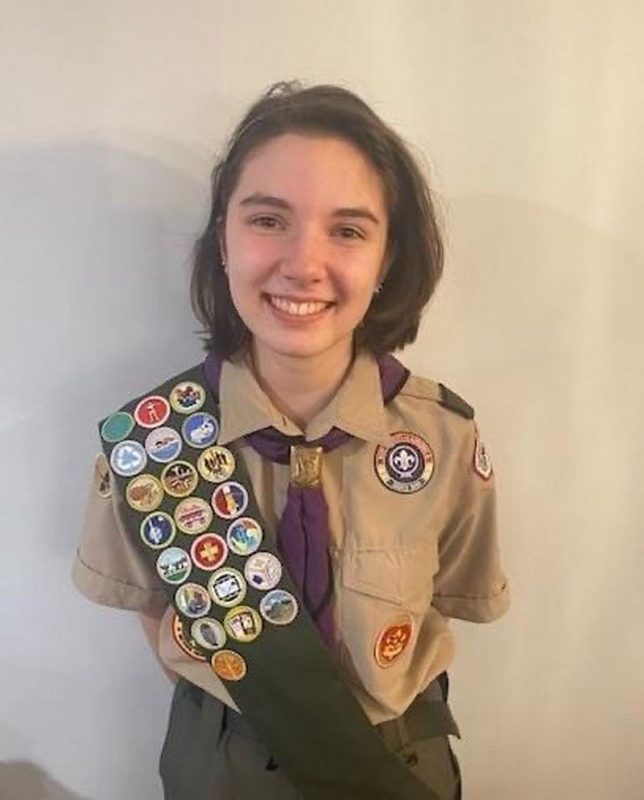 Connecticut’s first female Eagle Scout had dreamed of joining Scouts