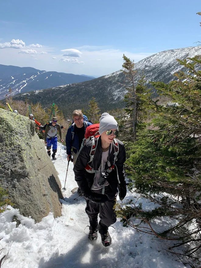 Troop 175 Hike and Ski Tuckerman Ravine