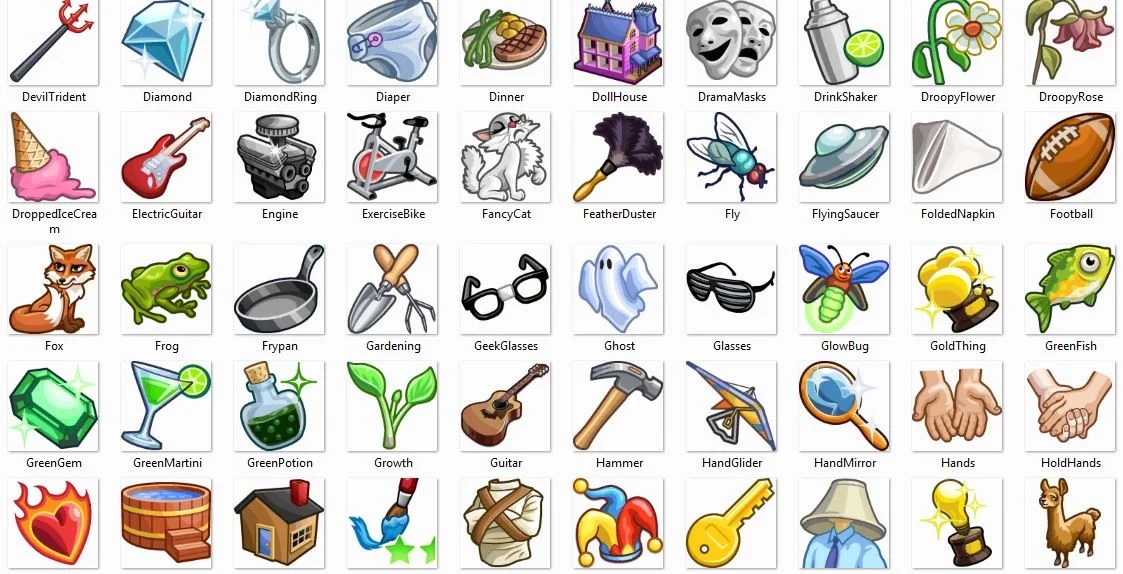 The Sims 4 205 Thought/Speech Bubble Icons