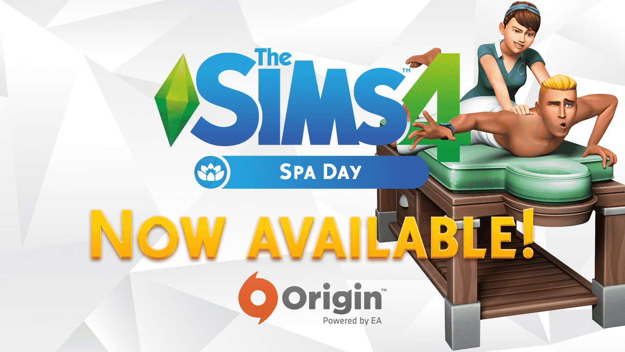 The Sims 4 Spa Day 3 Launch Screens