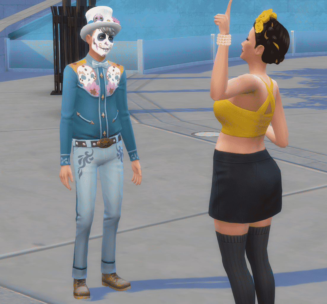 The Sims 4 Day Of The Dead Challenge Tutorial
