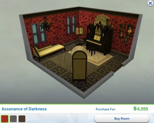 The Sims 4 Vampires Build Items Overview