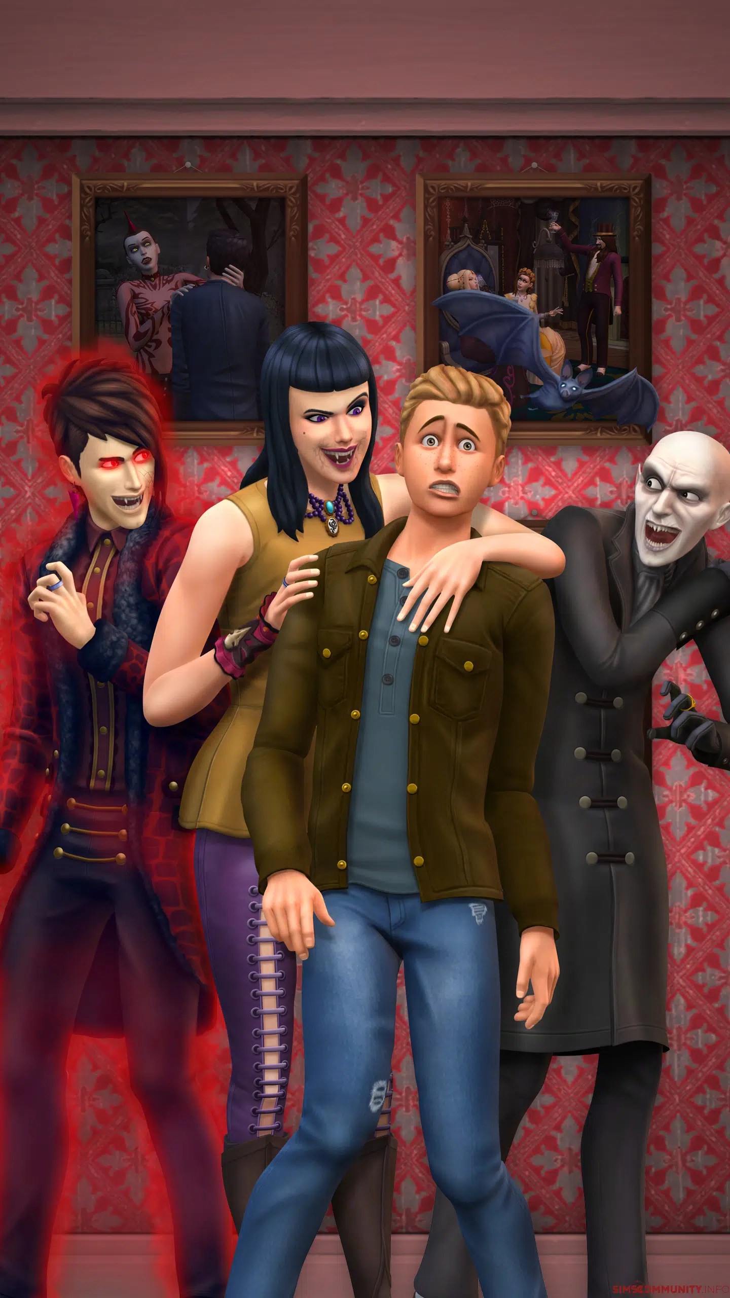 The Sims 4 Vampires Desktop & Smartphone Wallpapers