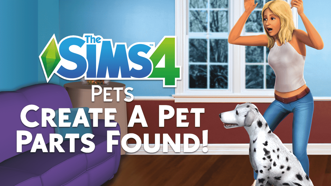 The Sims 4 Pets New Create A Pet Parts Found